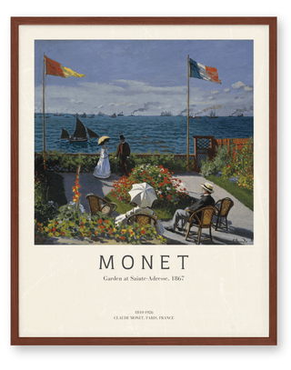 Monet - Garden At Sainte - adresse