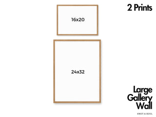 Neutral Winter Landscape Set of 2