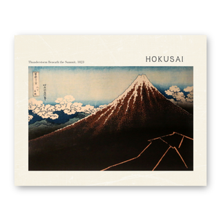 Hokusai - Rainstorm Beneath The Summit