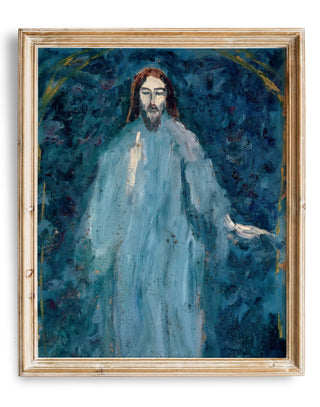 Christ Blessing Art