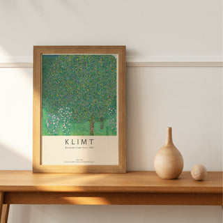 Klimt - Rose Bushes Under Trees
