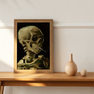 Van Gogh - Skull Of A Skeleton With Burning Cigarette