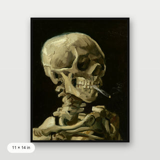 Van Gogh - Skull Of A Skeleton With Burning Cigarette