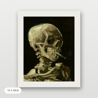 Van Gogh - Skull Of A Skeleton With Burning Cigarette