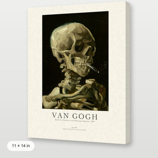 Van Gogh - Skull Of A Skeleton With Burning Cigarette