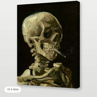 Van Gogh - Skull Of A Skeleton With Burning Cigarette