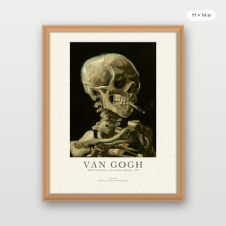 Van Gogh - Skull Of A Skeleton With Burning Cigarette