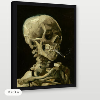 Van Gogh - Skull Of A Skeleton With Burning Cigarette