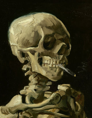 Van Gogh - Skull Of A Skeleton With Burning Cigarette