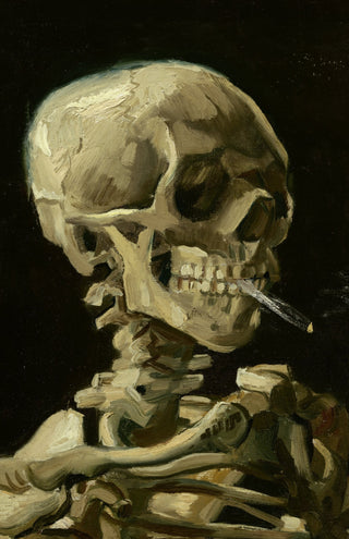 Van Gogh - Skull Of A Skeleton With Burning Cigarette
