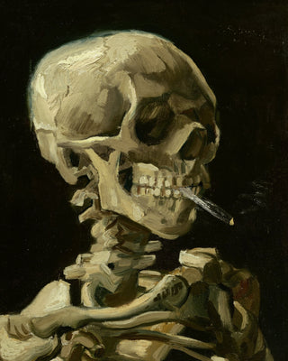 Van Gogh - Skull Of A Skeleton With Burning Cigarette