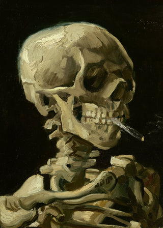 Van Gogh - Skull Of A Skeleton With Burning Cigarette