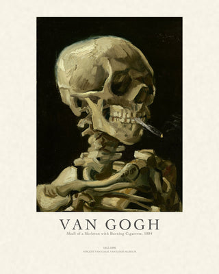 Van Gogh - Skull Of A Skeleton With Burning Cigarette