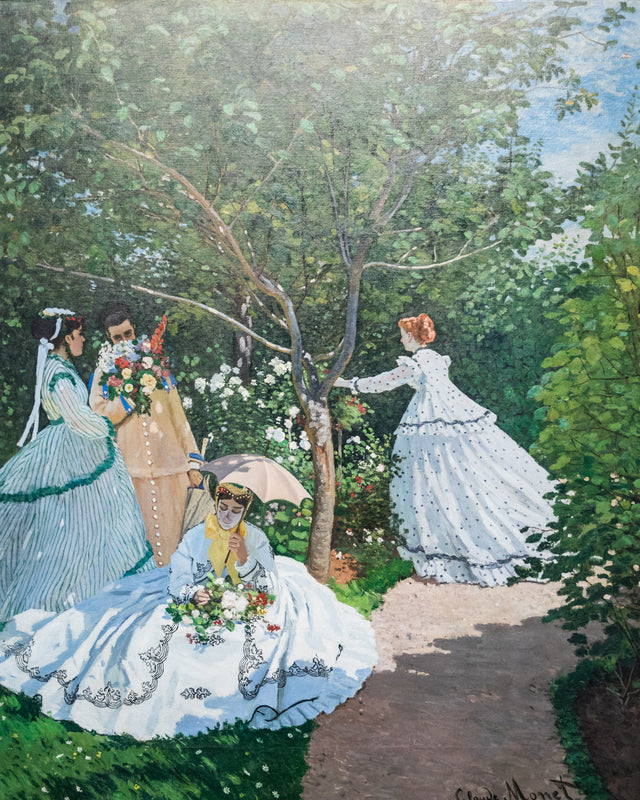 Monet - Woman In The Garden, Full Bleed