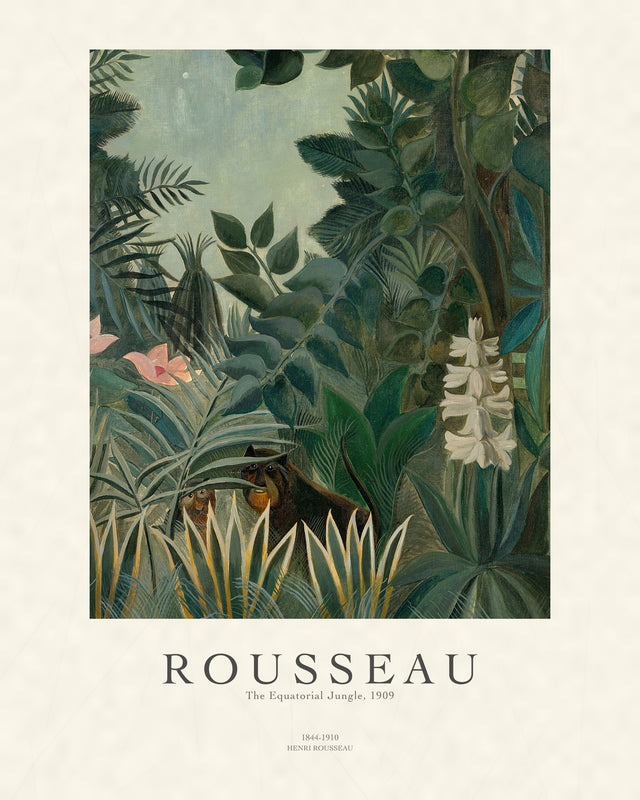Rousseau - The Equatorial Jungle, Gallery Style