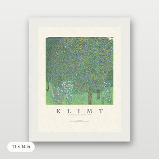 Klimt - Rose Bushes Under Trees