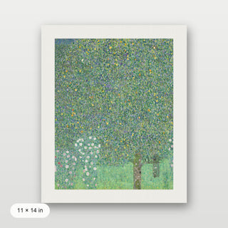 Klimt - Rose Bushes Under Trees