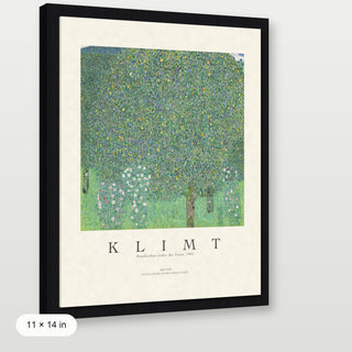 Klimt - Rose Bushes Under Trees