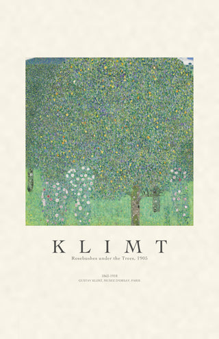 Klimt - Rose Bushes Under Trees