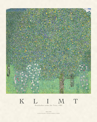 Klimt - Rose Bushes Under Trees