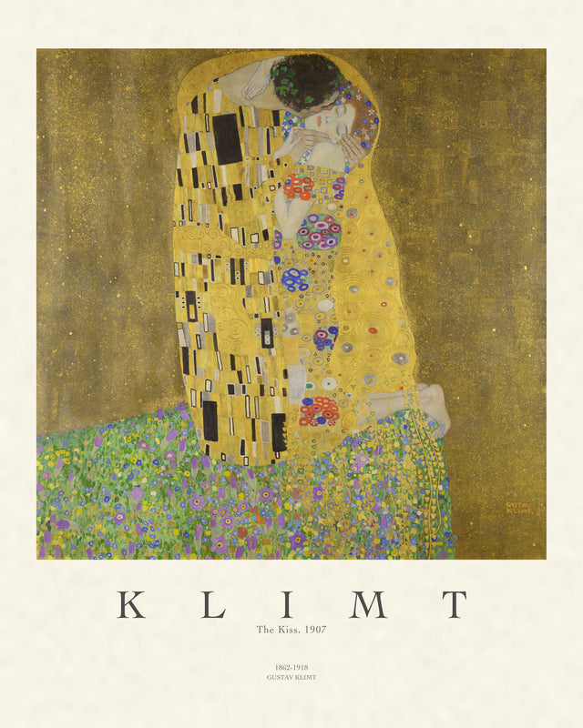Klimt - The Kiss, Gallery Style