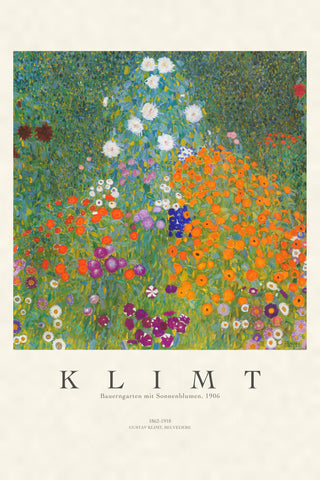 Klimt - Farm Garden With Sunflowers