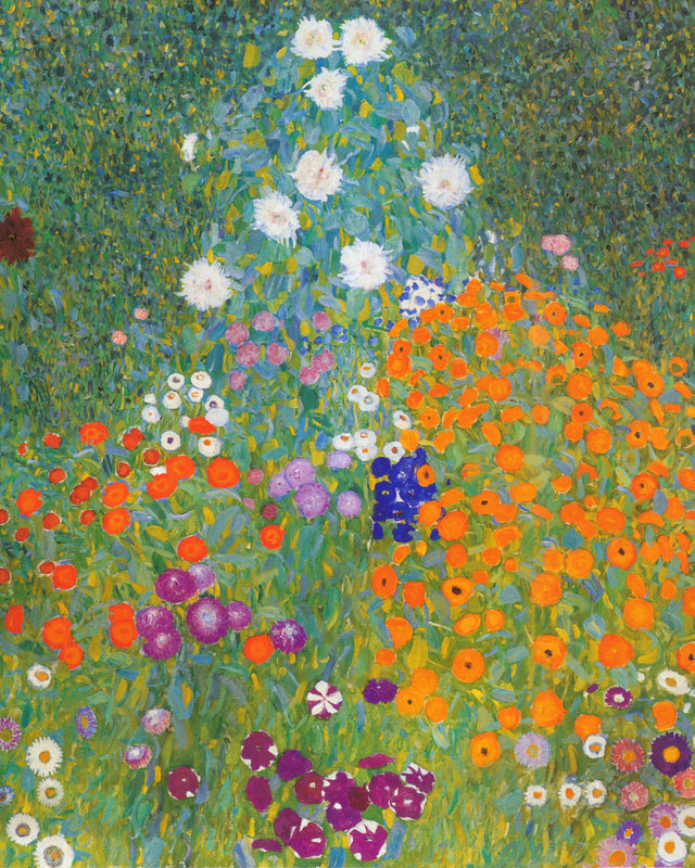 Klimt - Farm Garden With Sunflowers, Full Bleed