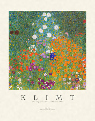 Klimt - Farm Garden With Sunflowers