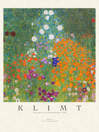 Klimt - Farm Garden With Sunflowers