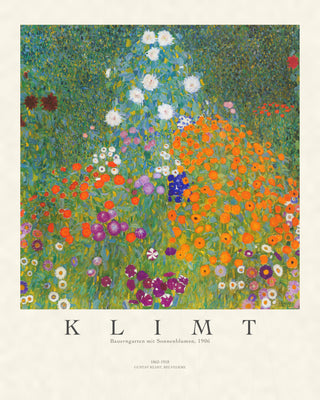 Klimt - Farm Garden With Sunflowers