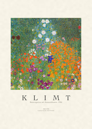 Klimt - Farm Garden With Sunflowers