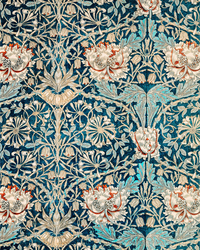 William Morris - Honeysuckle, Full Bleed