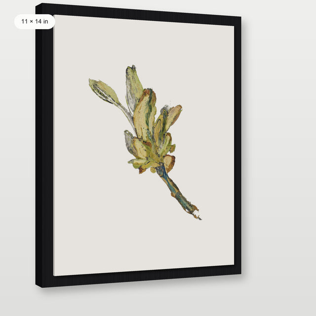 Flower, Black Floater Frame