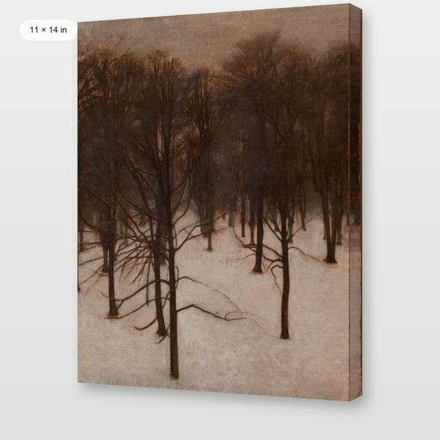 Park in Winter, Gallery Wrap