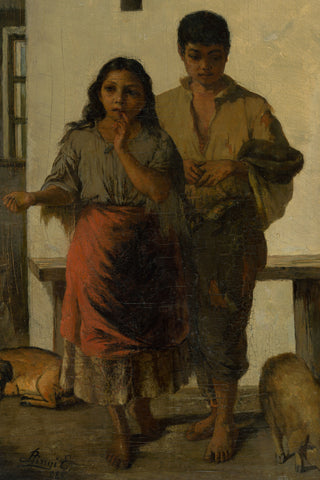 Barefoot Children Portrait
