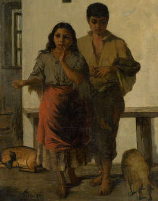 Barefoot Children Portrait