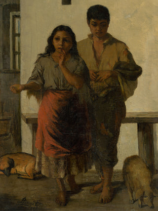 Barefoot Children Portrait