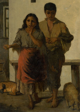 Barefoot Children Portrait