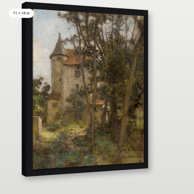 Gothic Castle, Black Floater Frame