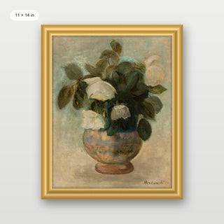 White Flower Still Life