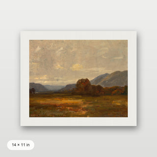 Moody Mountain Landscape