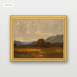 Moody Mountain Landscape