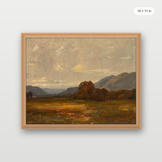 Moody Mountain Landscape