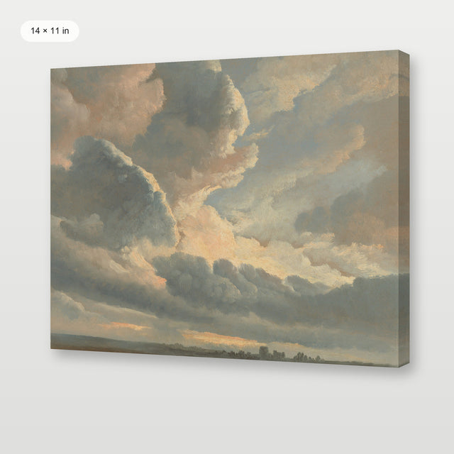 Sunset Near Rome, Gallery Wrap