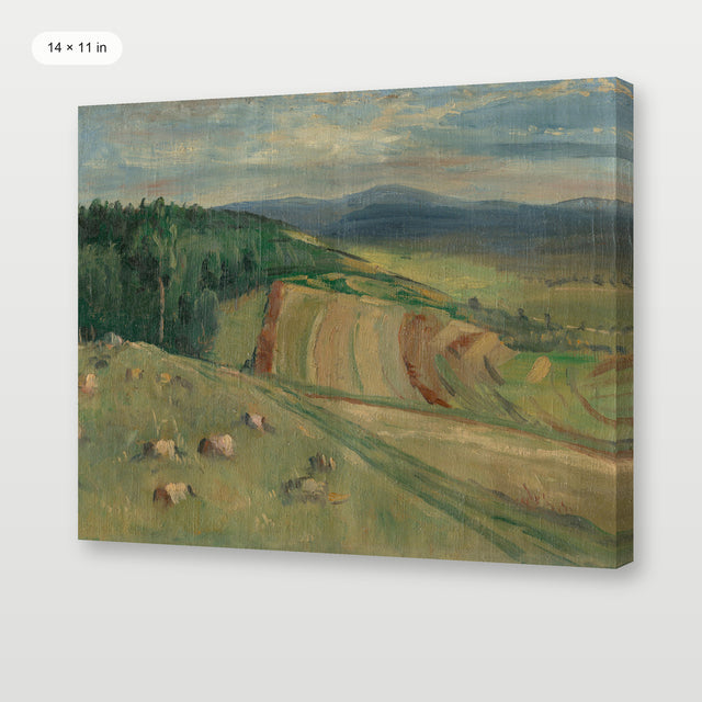 Rolling Farm Fields, Gallery Wrap