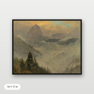 Winter Mountain Range