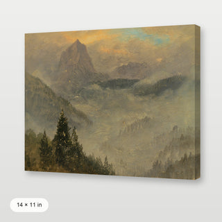 Winter Mountain Range