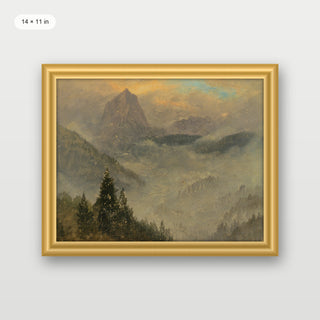 Winter Mountain Range