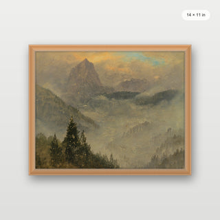Winter Mountain Range