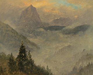 Winter Mountain Range